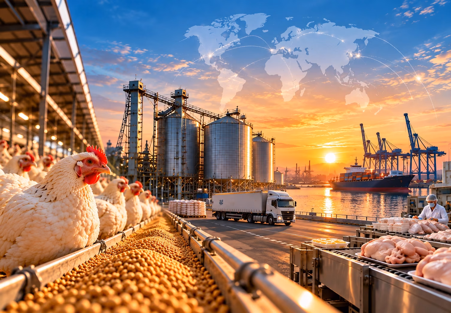 Chicken supply chain disruption and broiler breeder capacity