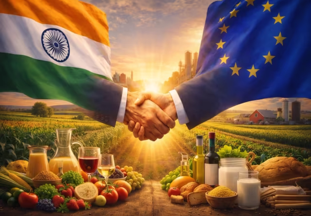 EU-India FTA 2026: Impact on Agriculture, Food & FMCG | Mordor Intelligence Insight