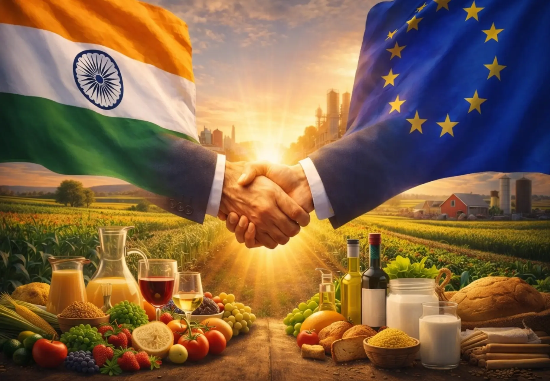 EU-India FTA 2026: Impact on Agriculture, Food & FMCG | Mordor Intelligence Insight