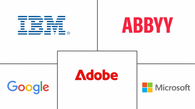 Major players in Optical Character Recognition industry
