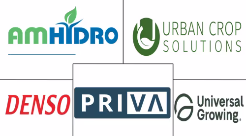Mercado de Hidroponía en América del Sur Major Players
