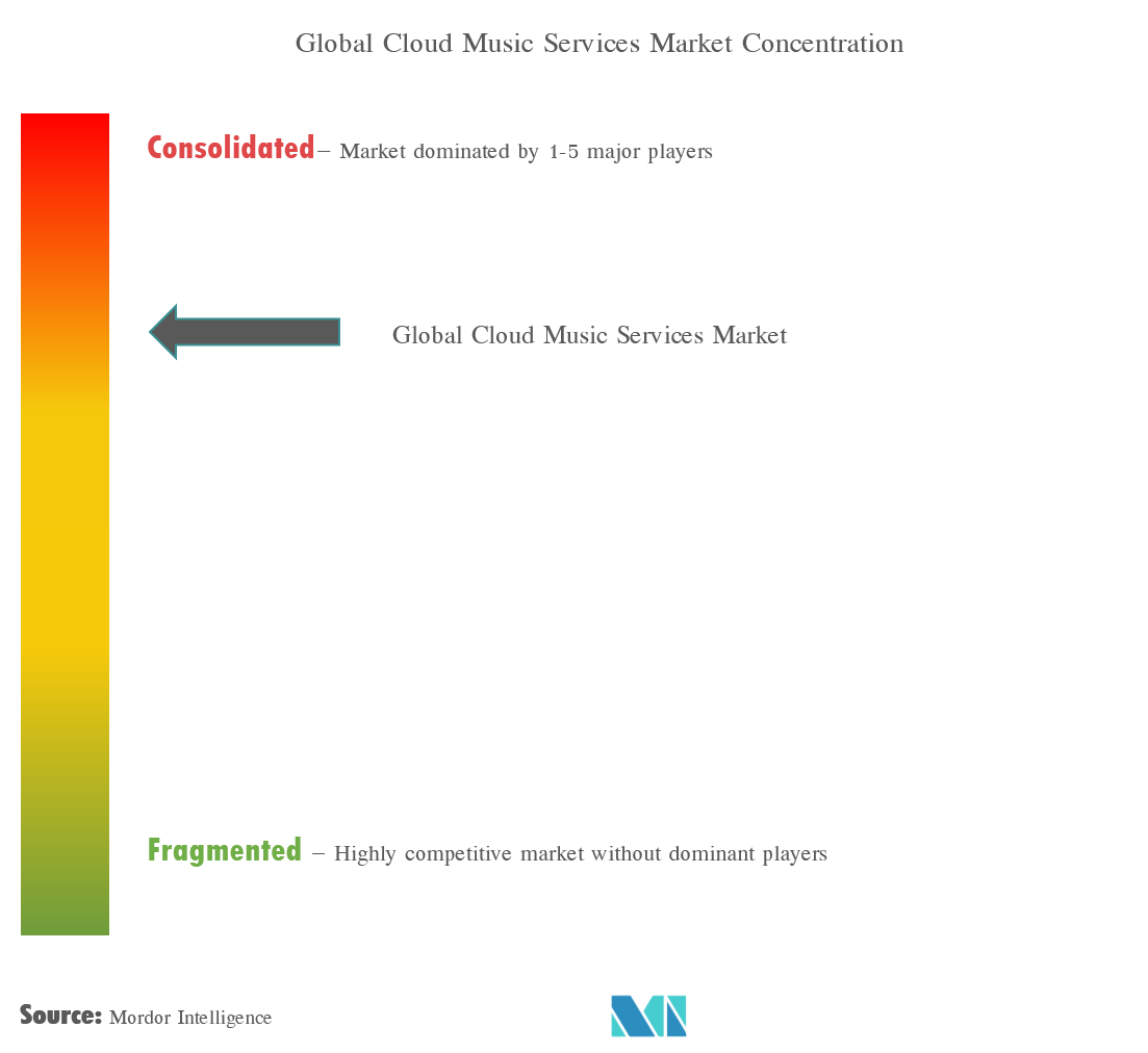 Cloud Music Services Market Concentration