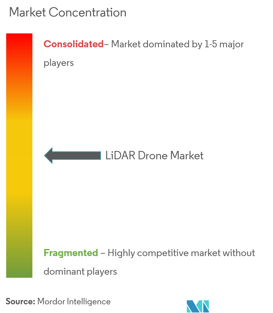 LiDAR Drones Market Concentration