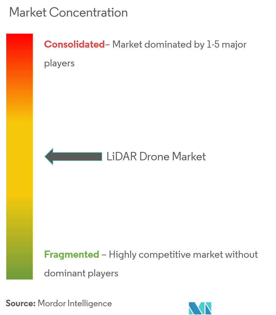 LiDAR Drones Market Concentration