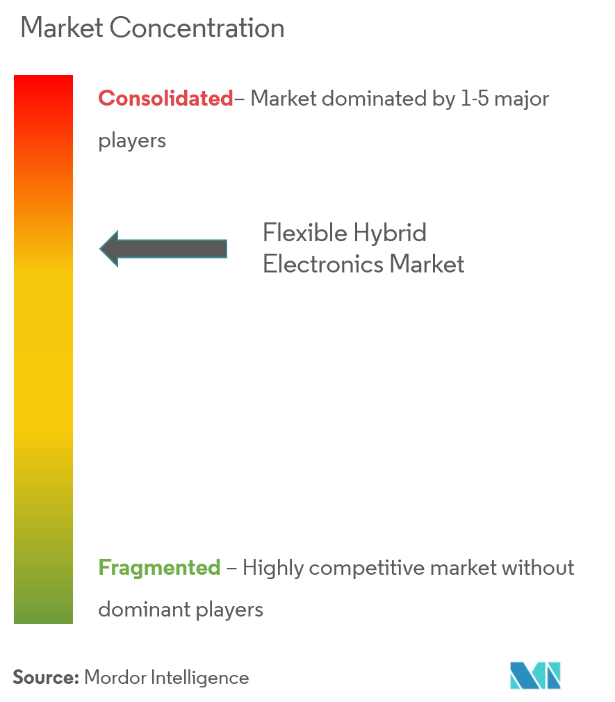 Marktkonzentration für flexible Hybridelektronik