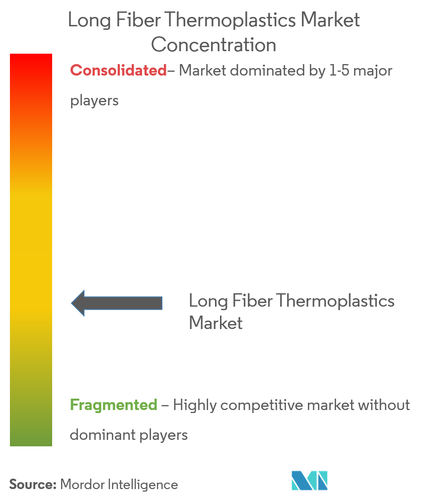 Marktkonzentration für langfaserige Thermoplaste