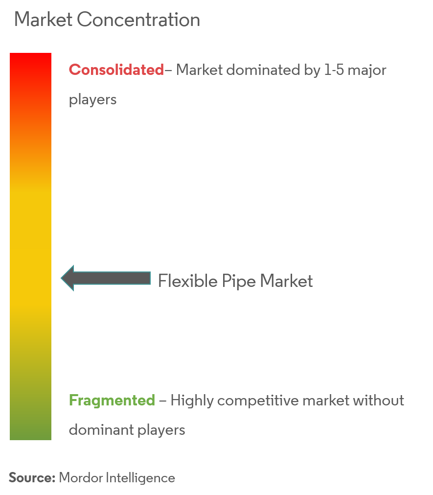 Concentración del mercado de tuberías flexibles