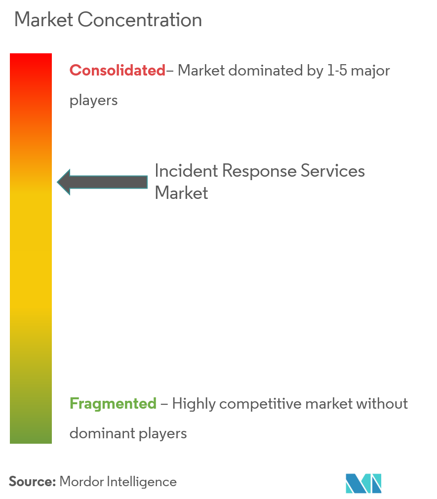 Marktkonzentration für Incident Response Services