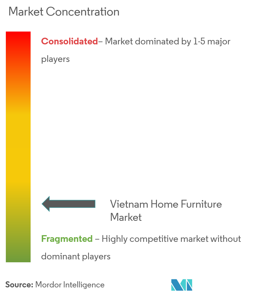 Vietnam Home Furniture Market Concentration