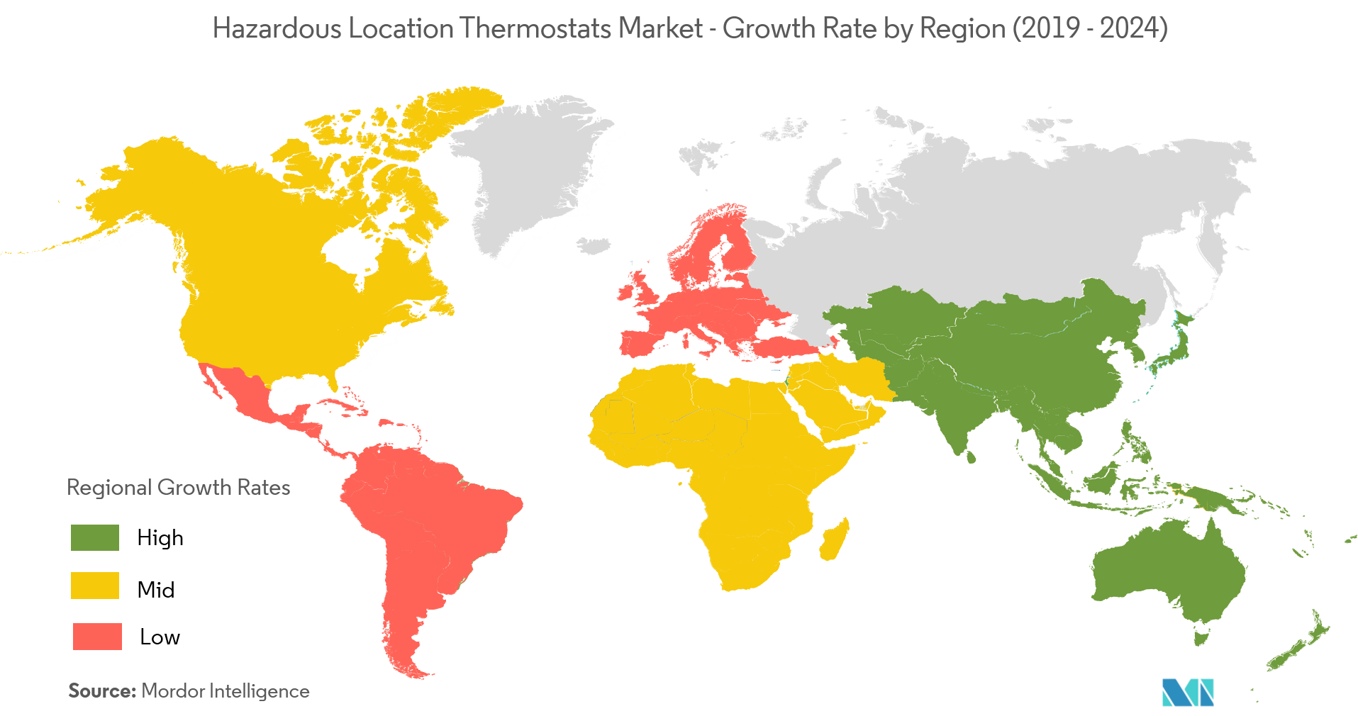 marché des thermostats pour emplacements dangereux