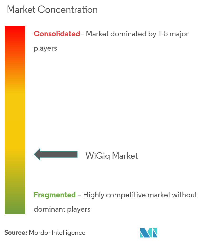 Concentración del mercado WiGig