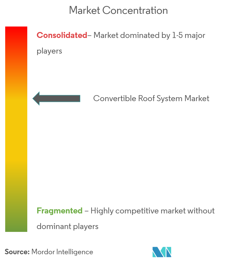 Webasto Group, Magna International Inc., THE HAARTZ CORPORATION, Continental AG, U-Shin Ltd