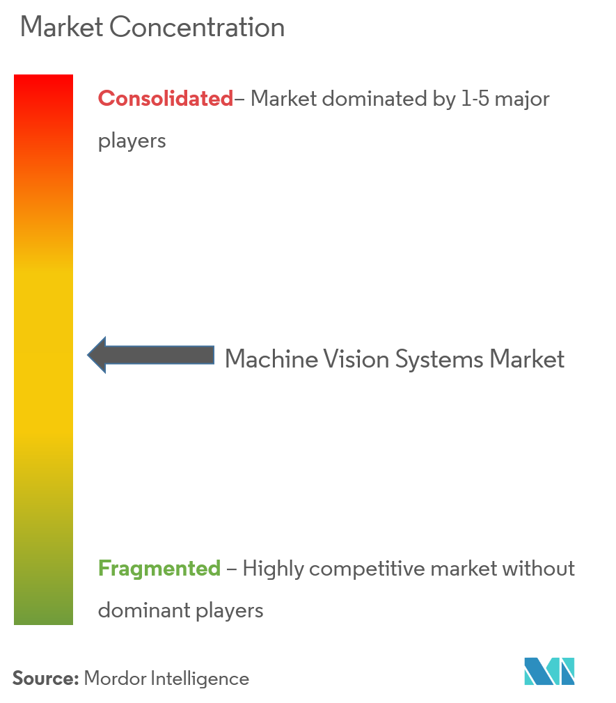 マシンビジョンシステム市場の集中度