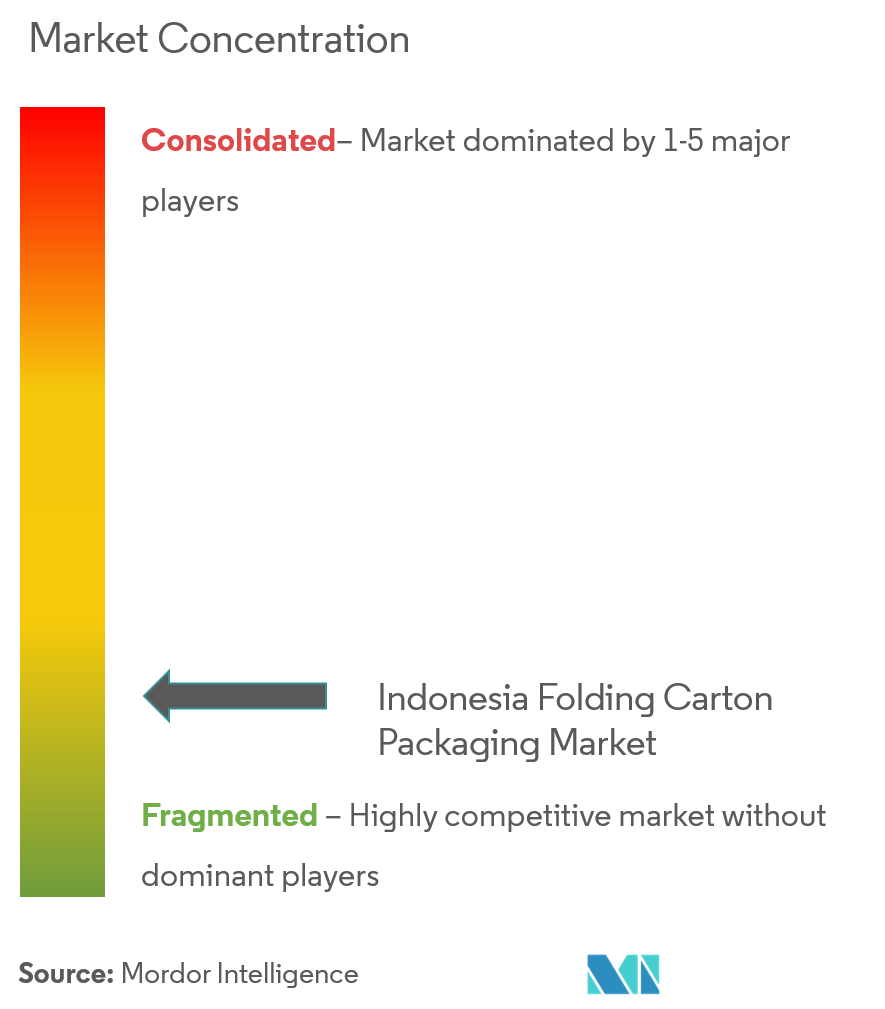 Indonesia Folding Carton Packaging Market Concentration