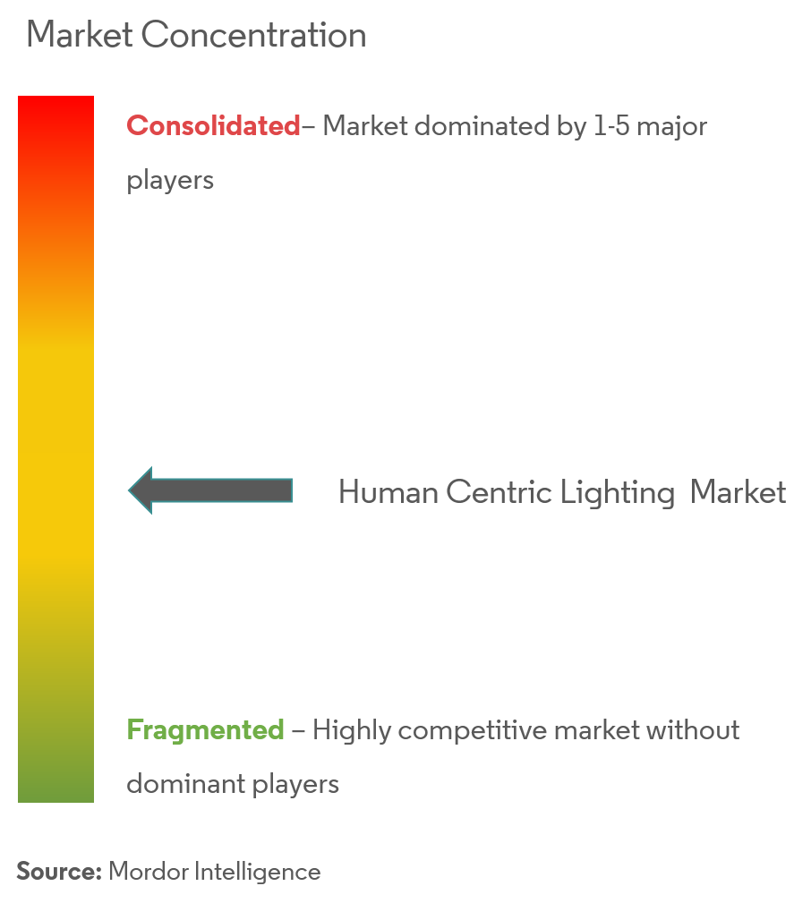 Human Centric Lighting Market Concentration