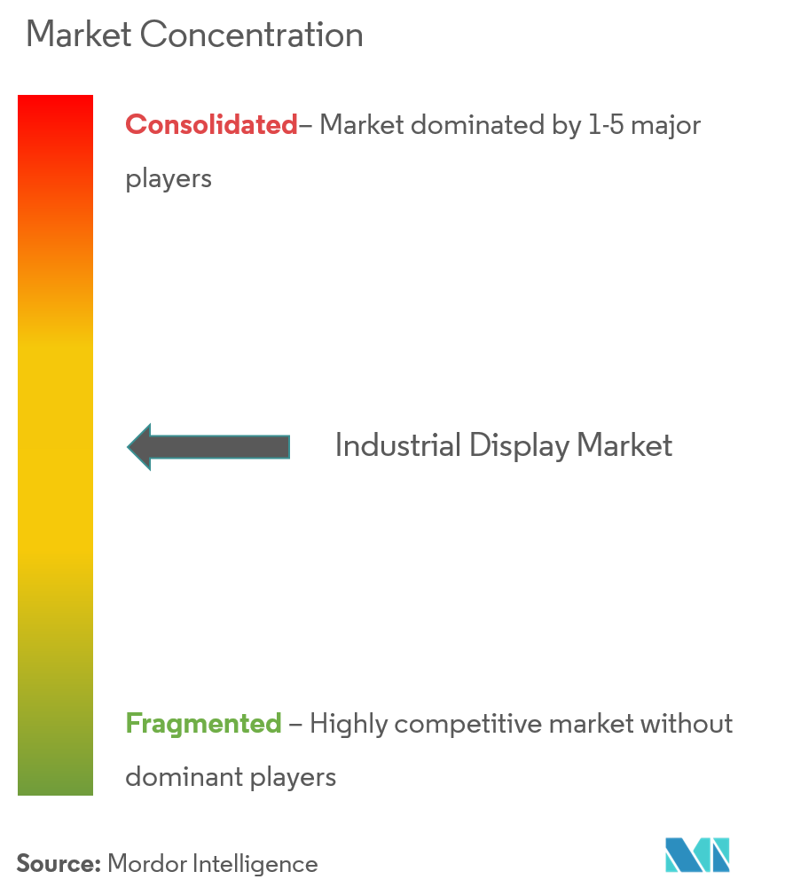 Industrial Display Market Concentration