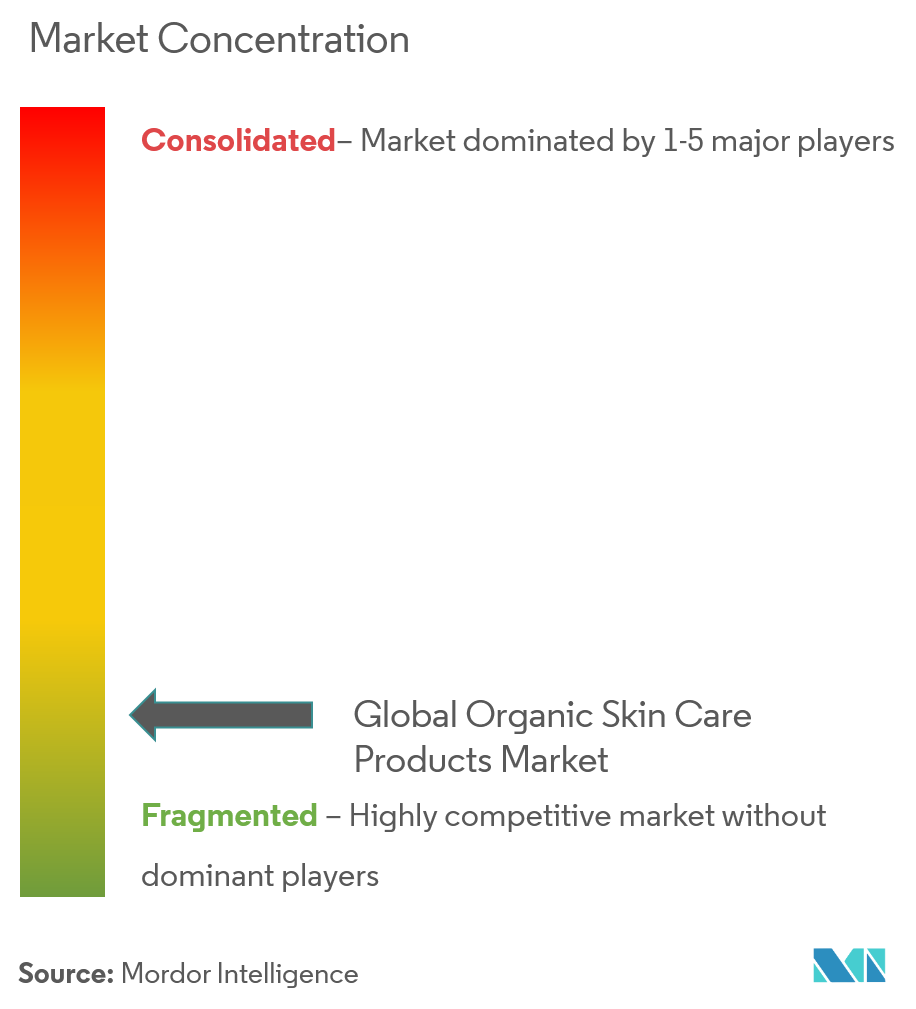 Organic Skincare Products Products Market Concentration